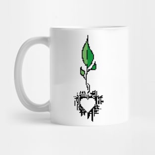 A loving heart gives life Mug